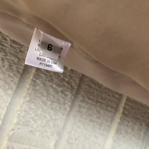 Lela Rose Silk Size 6 Dark Violet/Blue Striped Sleeveless Dress Faux Wrap Skirt - Picture 9 of 15